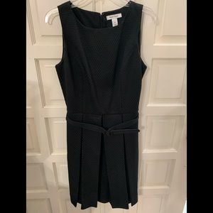 White House Black Market Black Quilted Dress